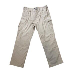 5.11 Tactical Series Men's Khaki Ripstop Cargo Pants Size 38